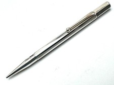 FINE VINTAGE 1947 JM&Co YARD-O-LED STERLING SILVER FACETED MECHANICAL PENCIL