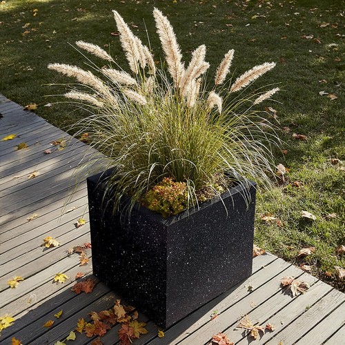 30cm black terrazzo - 30cm,