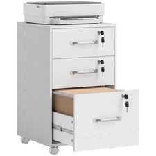HOMCOM 3 Drawer File Cabinet