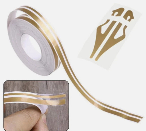 Double line tape - line, decal