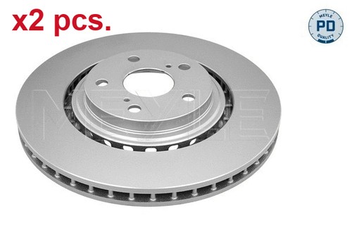 Pcs front brake disc - x2,