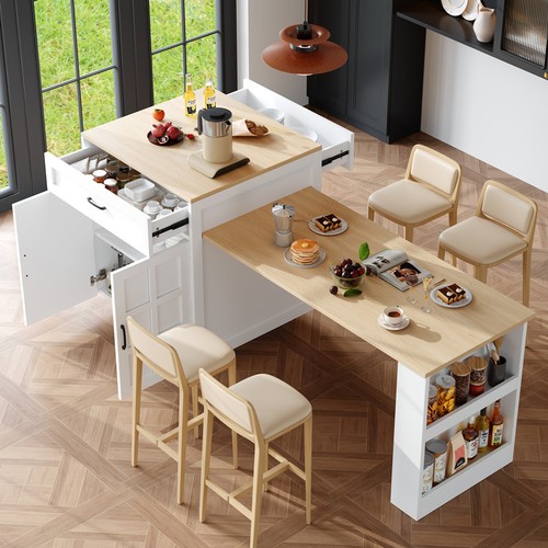Freestanding kitchen island - kitchen,