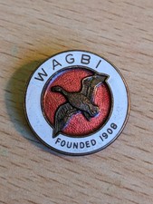 Vintage WAGBI Enamel Badge
