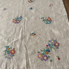 Large Partially Embroidered