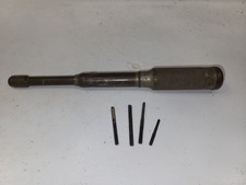Goodell Pratt Co. Vintage Hand Push Drill Tool-4 random bits included
