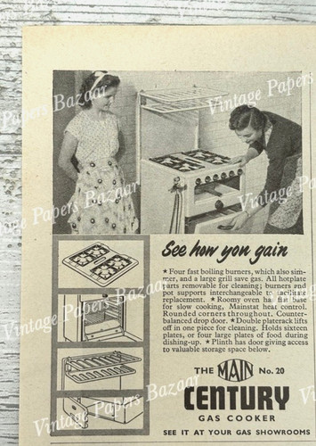 1950s main century gas - 1950s,