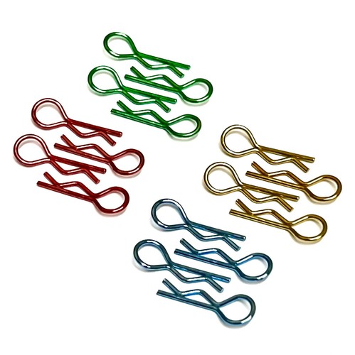 Coloured metal body shell snap - coloured,