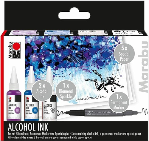 Marabu alcohol ink - marabu, set
