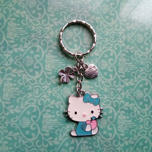 Hello kitty keyring blue - hello,