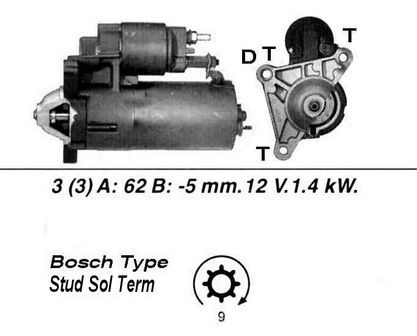 Genuine wai starter motor for - genuine,