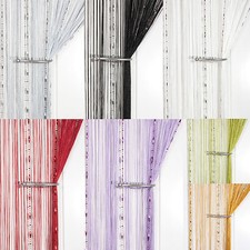 String curtains beaded chain - string,