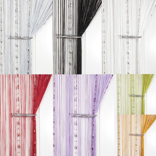 String curtains beaded chain - curtains,