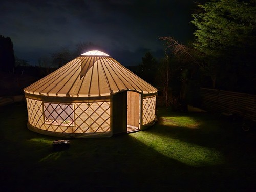 Large 24ft yurt for rent - large,