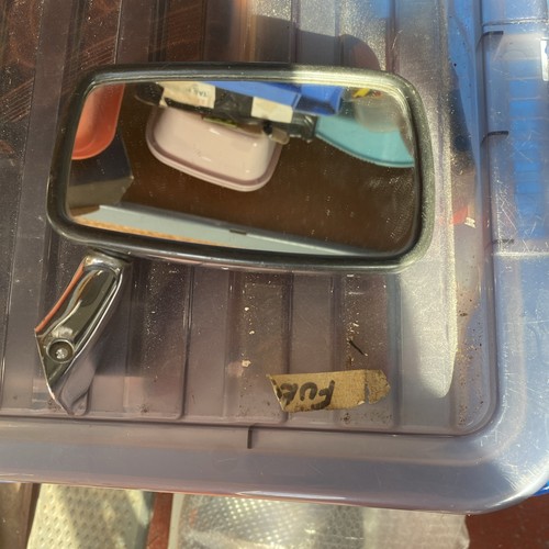 Frnt chrome door mirror - o/s,