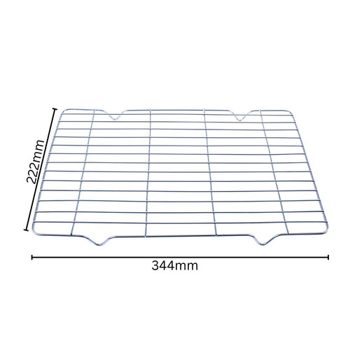 345mm 225mm grill pan - 345mm, grid