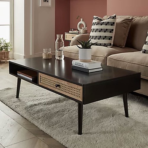 Coffee table matt black - matt,