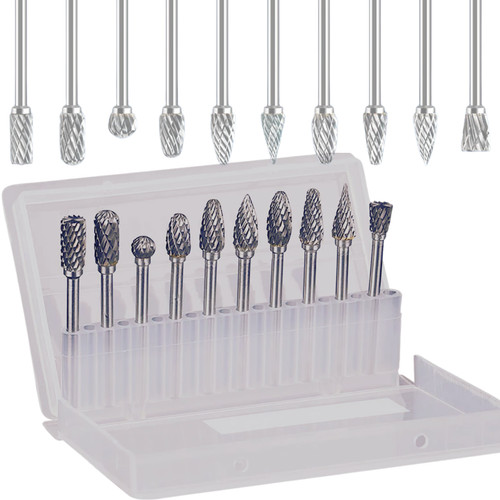 10pcs carbide rotary - 10pcs,
