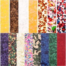 15pcs DIY Guitar Pick Punch Sheets Musicians Celluloid Guitar Pick Strips UK