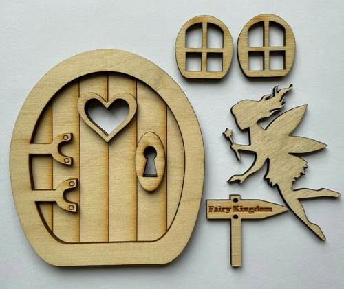 Traditional wooden oval - , fairy