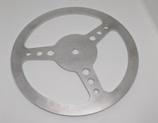 ALUMINIUM STEERING WHEEL BLANK FOR TOYLANDER / TOTROD / TOT ROD VEHICLE