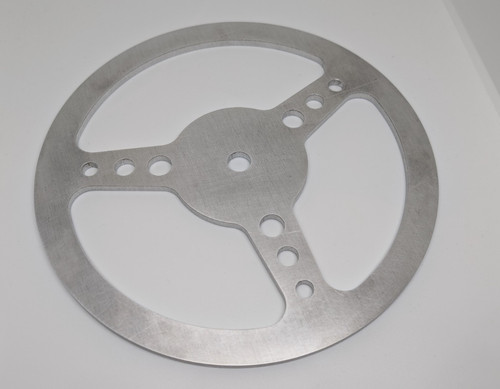 Aluminium steering wheel blank - aluminium,