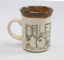 Vintage BILTONS Mug 'Pottery' Made in England 250ml Retro Stoneware Cup