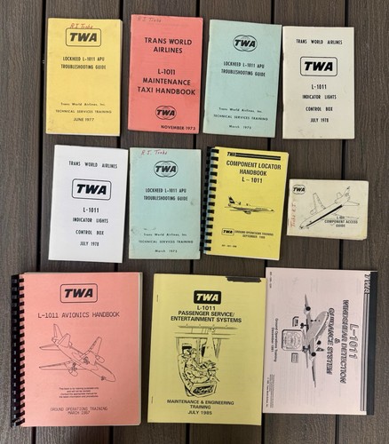 Vtg 70s 80s twa - twa, l-1011