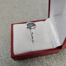 Boulder Opal Solitaire Ring in