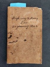 1842 antique HIGHWAY & MONEY