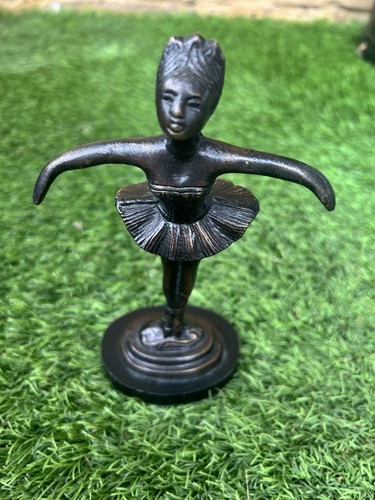 Vintage metal bronze statue - vintage,