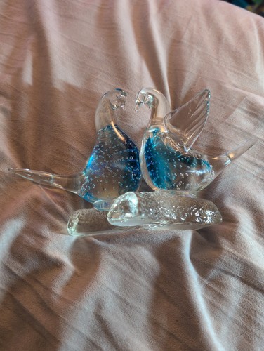 Arte murano blue glass - glass, love