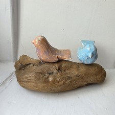 Handmade driftwood bird - driftwood,