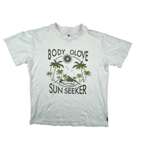 Body glove white graphic - glove, tee