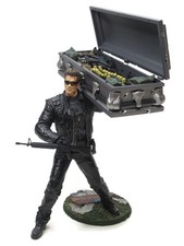 Mcfarlane Toys Terminator 3 Movie T-850 Action Figure with Stand Coffin Weapons