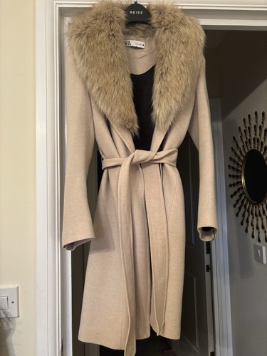 Zara wool coat off - wool,
