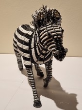 African beaded Zebra Christmas