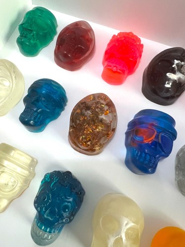 Pcs mini skulls voodoo - pcs,