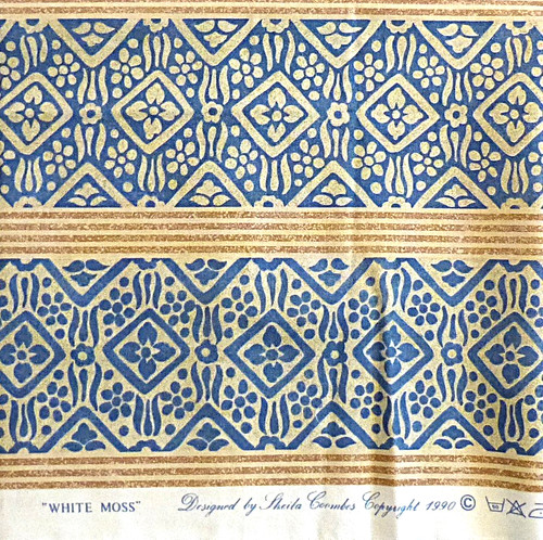 Vintage 1990 blue cream - 1990, &