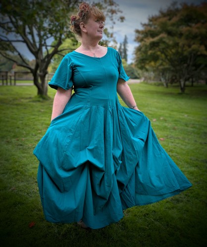 Teal blue dress - teal,