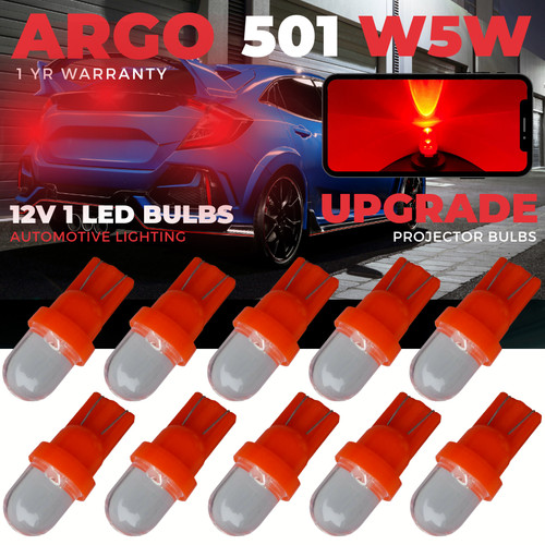 501 led red t10 - led,