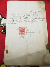 VINTAGE MOTORCYCLE receipt