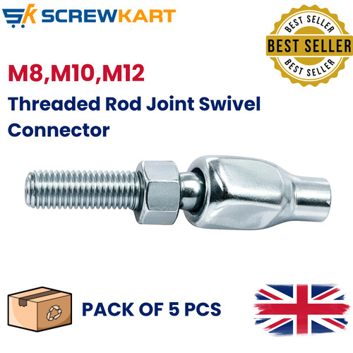Male threaded ball joint - male,