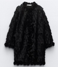 Zara Black 3D Floral