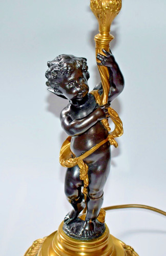 Contemporary gilt metal cherub - contemporary,