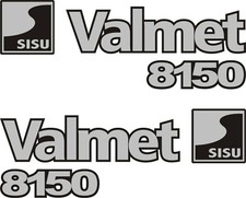 Valmet 8150 Tractor Decal Set