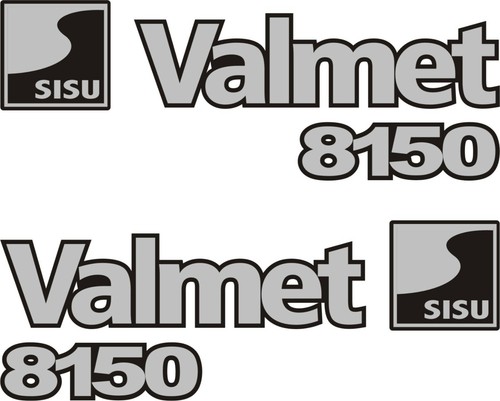 Valmet 8150 tractor - valmet, decal