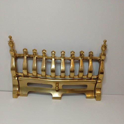 Solid brass fireplace - brass, fender