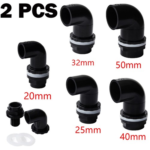 2pcs pvc elbow fittings - pvc,