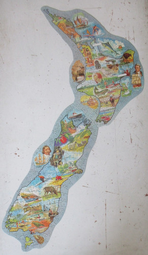 Vintage waddingtons jigmap - vintage,