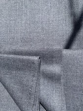 100% Fine Worsted Wool Fabric. Mid Grey. 2m length by 1.5m wide.Woven in the UK.